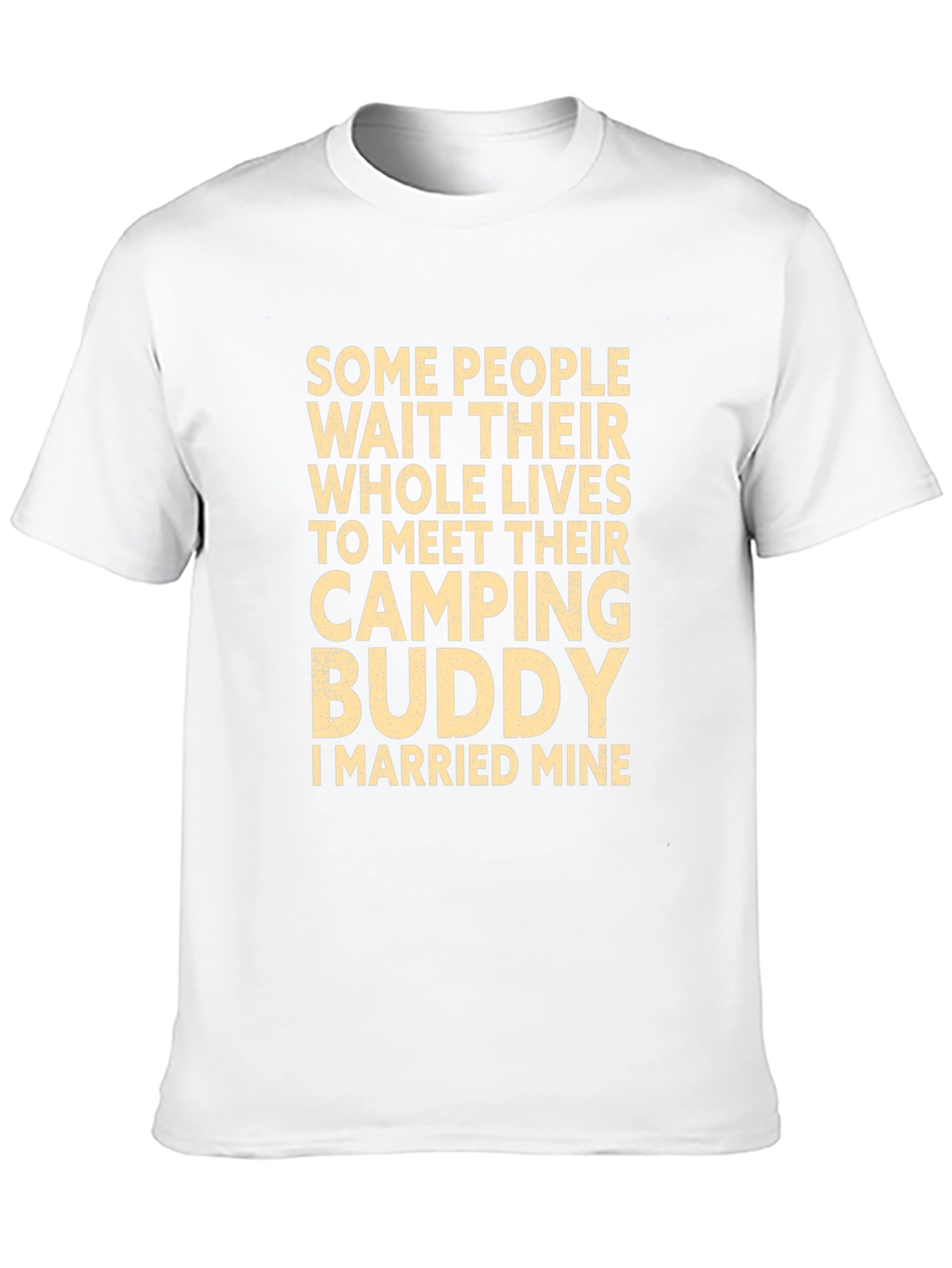 Camping Buddy T-Shirt - Married Mine! Novelty Tee