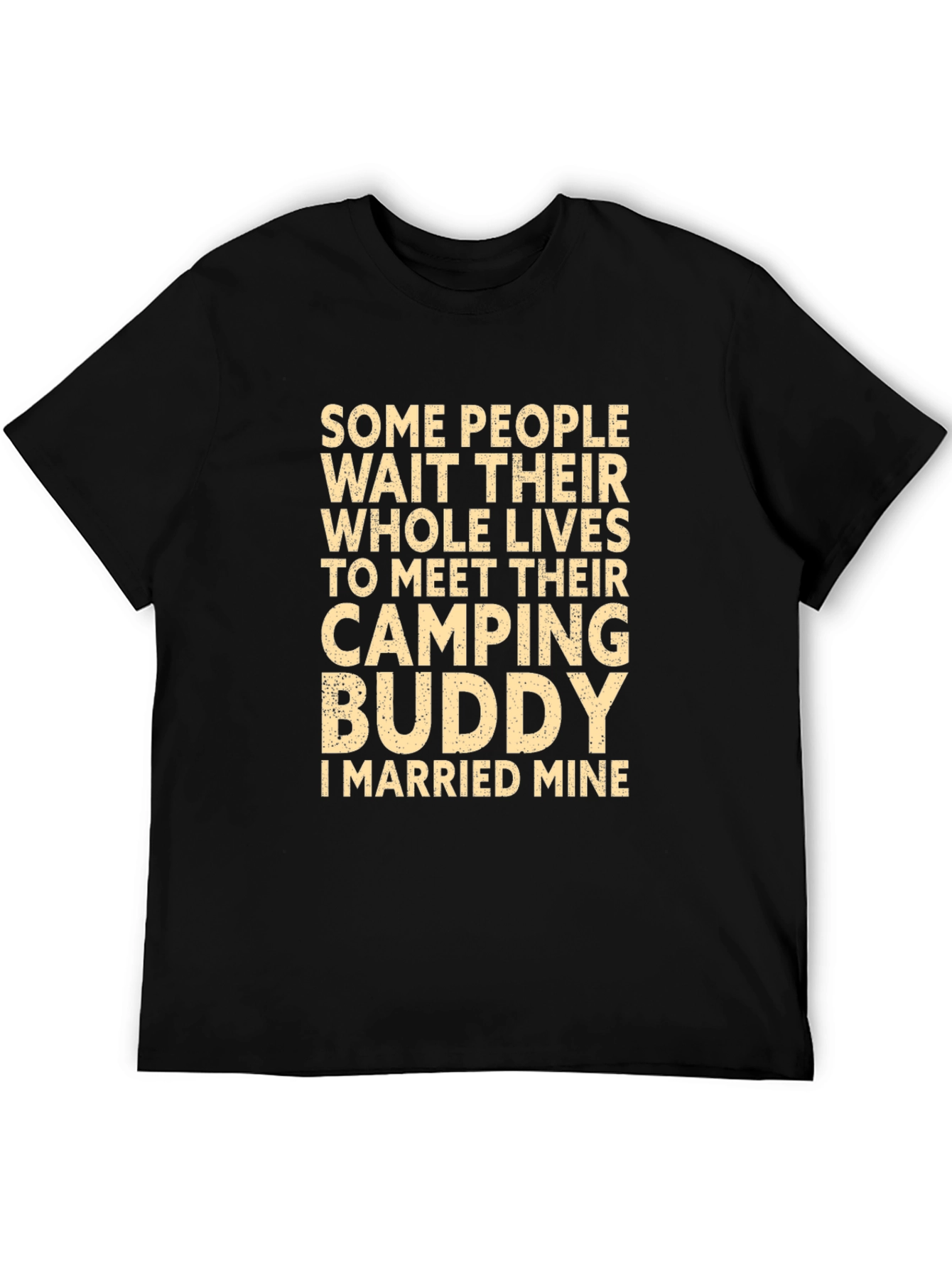 Camping Buddy T-Shirt - Married Mine! Novelty Tee
