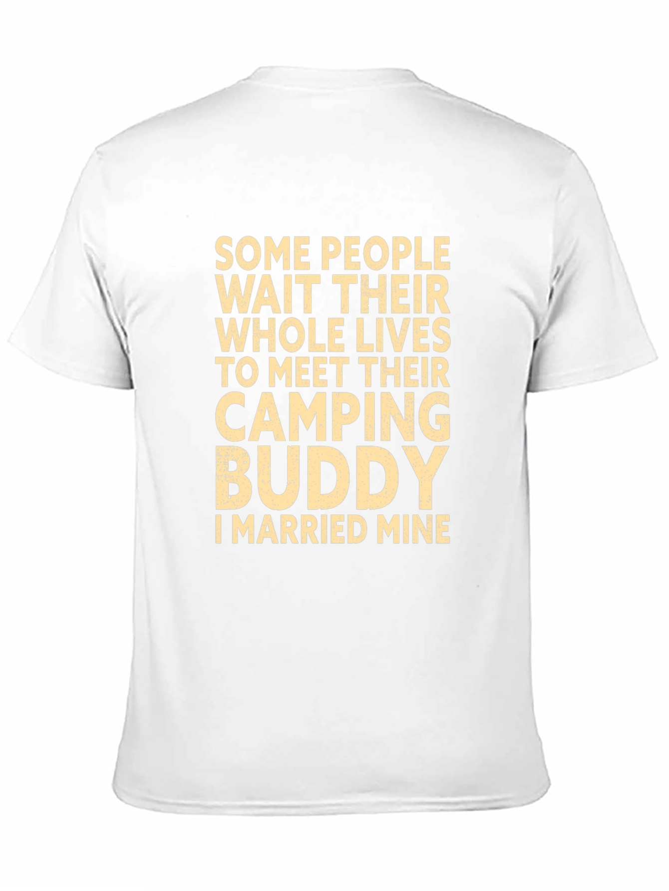 Camping Buddy T-Shirt - Married Mine! Novelty Tee