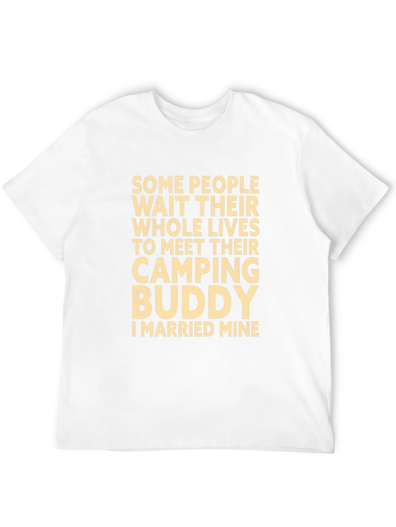Camping Buddy T-Shirt - Married Mine! Novelty Tee