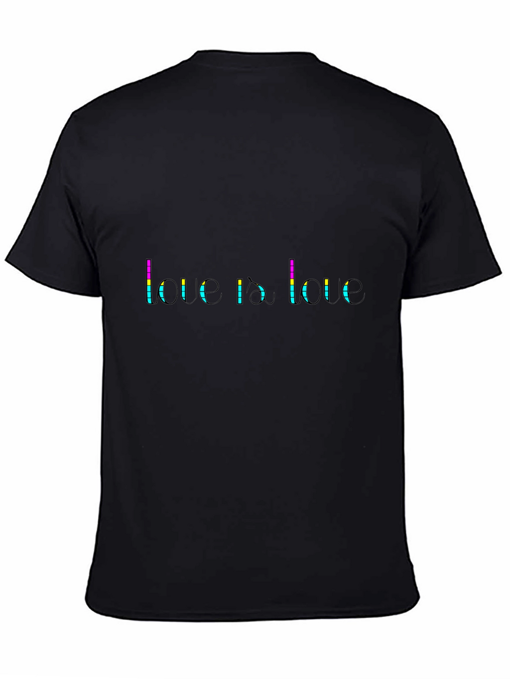 Love Is Love Graphic Tee - Black Pride T-Shirt