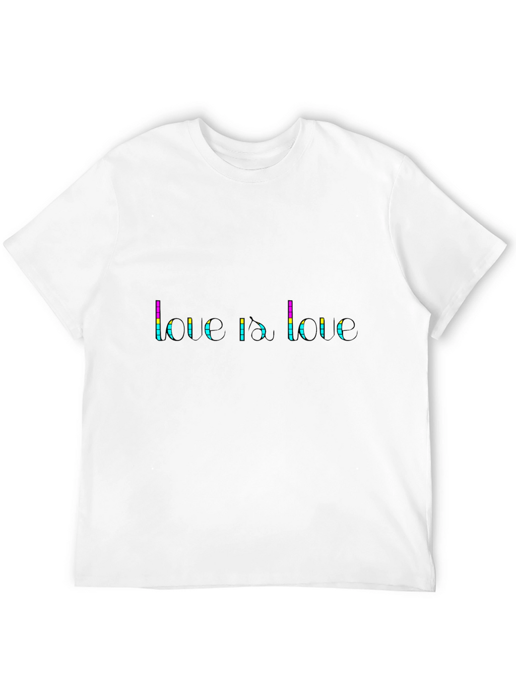 Love Is Love Graphic Tee - Black Pride T-Shirt