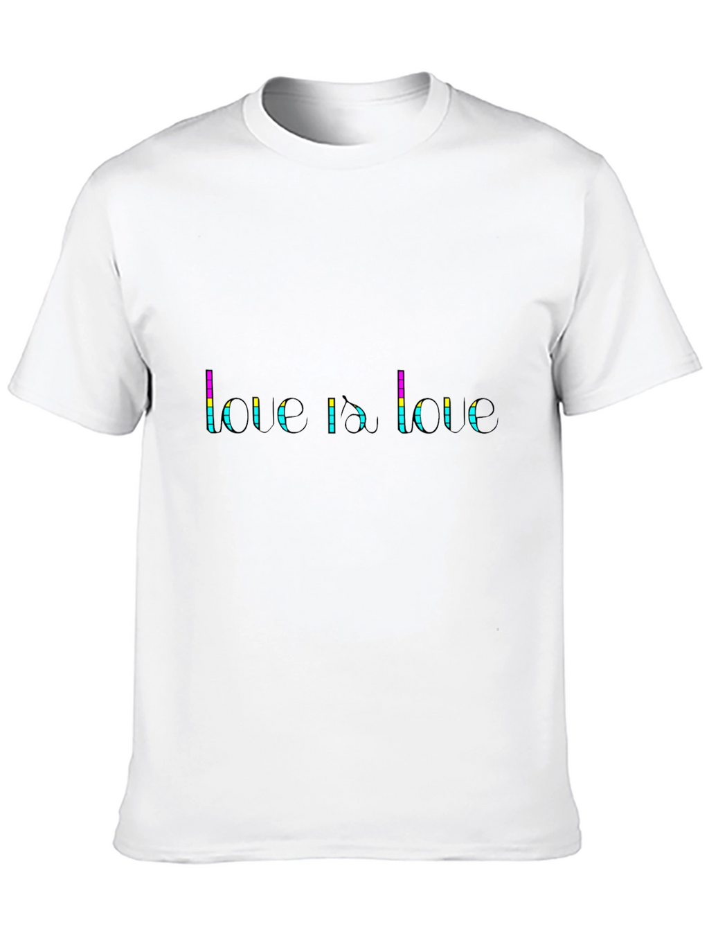 Love Is Love Graphic Tee - Black Pride T-Shirt