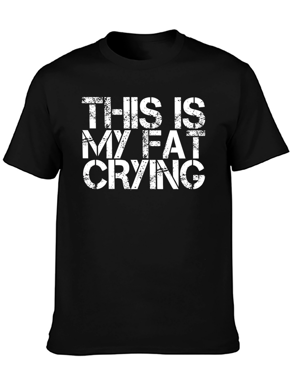 Funny Fat Crying T-Shirt - Soft Cotton Blend