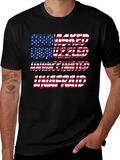 Unmasked Unvaxxed Unafraid Patriotic T-Shirt