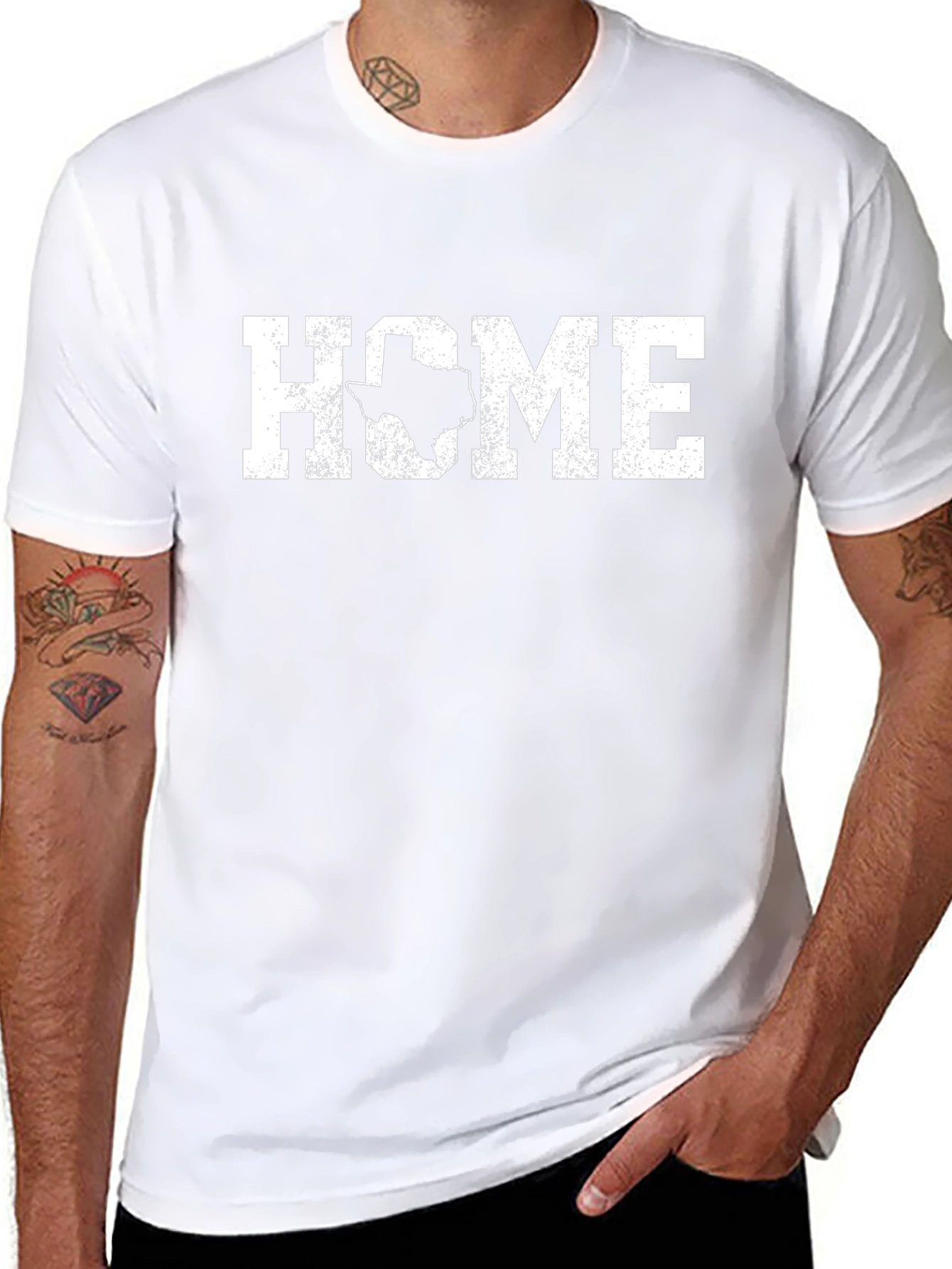Texas Home State Pride Black T-Shirt