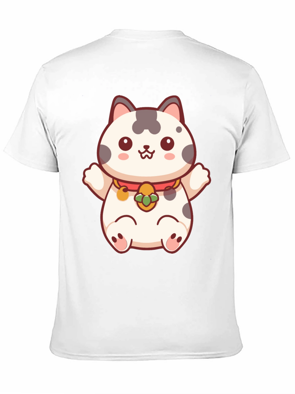 Lucky Cat T-Shirt - Kawaii Maneki Neko Design