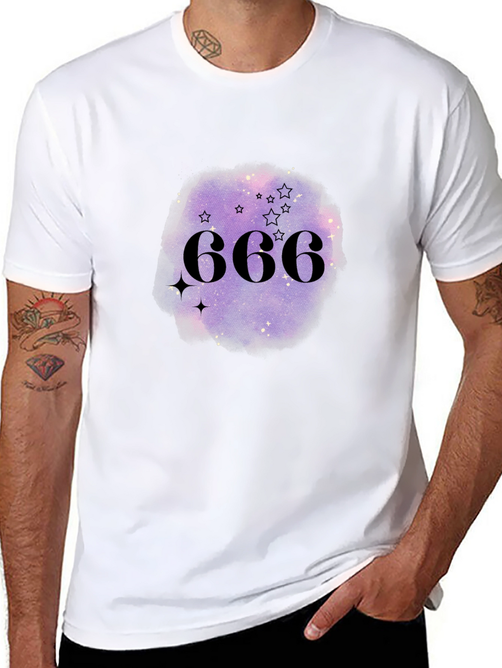 666 Starry Graphic Tee