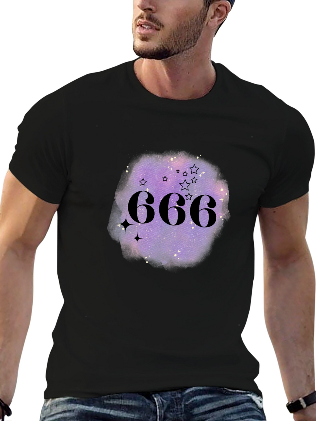 666 Starry Graphic Tee