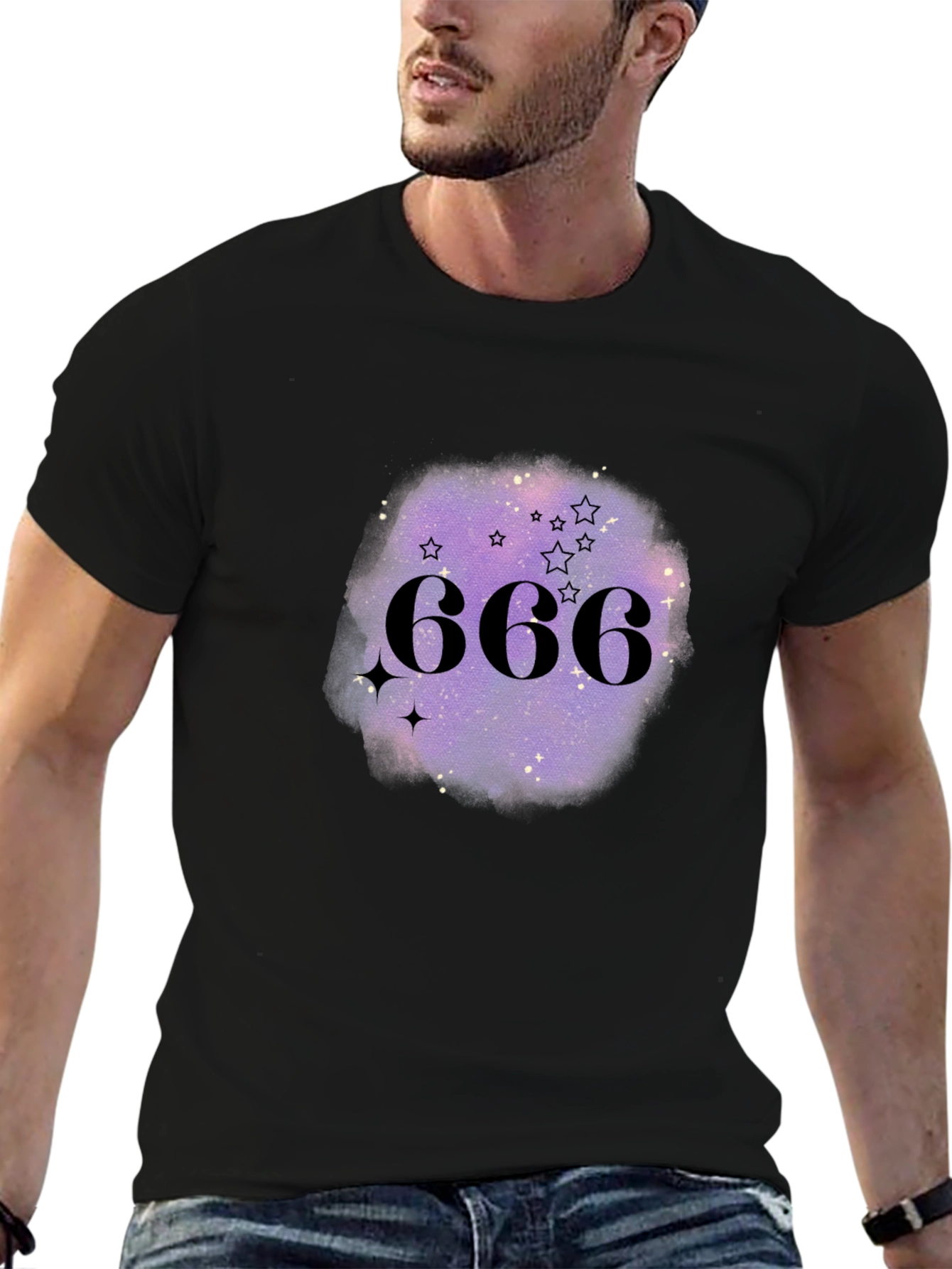 666 Starry Graphic Tee