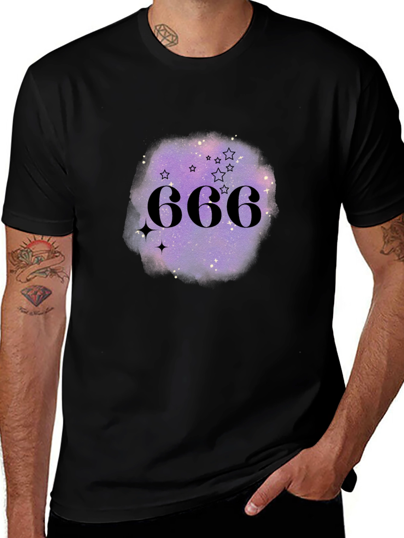 666 Starry Graphic Tee