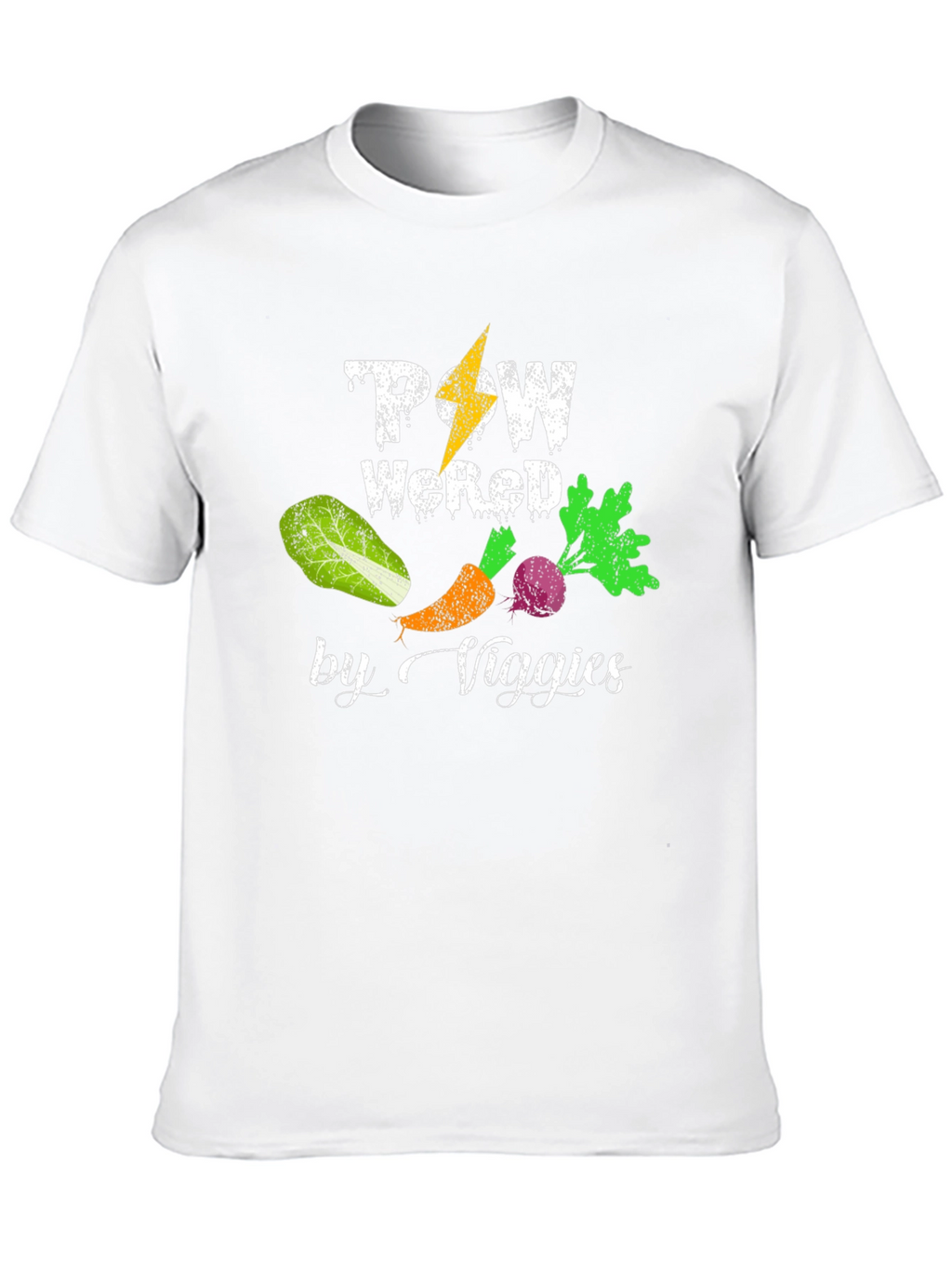 Powered By Veggies T-Shirt - Vegan Apparel