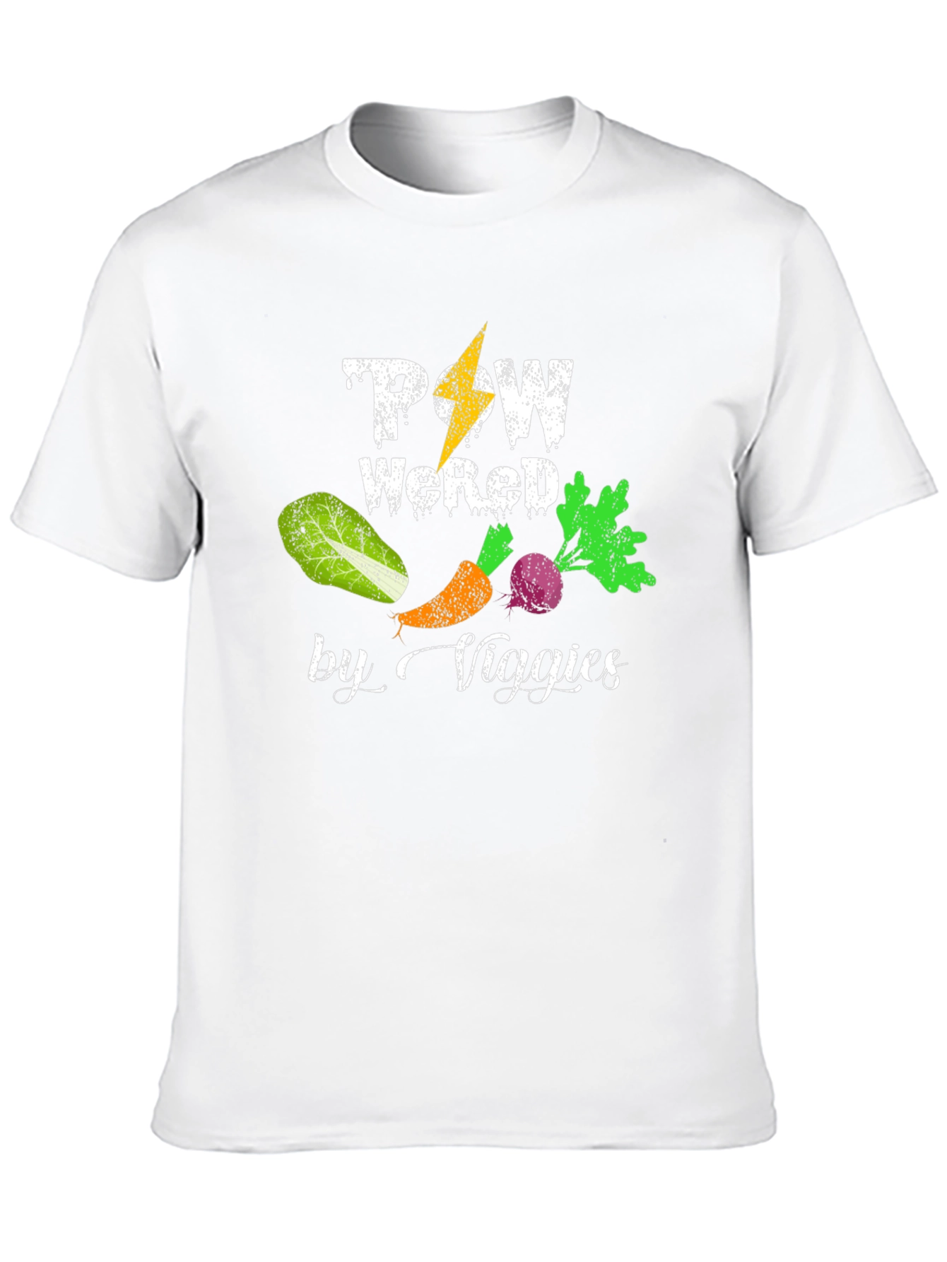 Powered By Veggies T-Shirt - Vegan Apparel