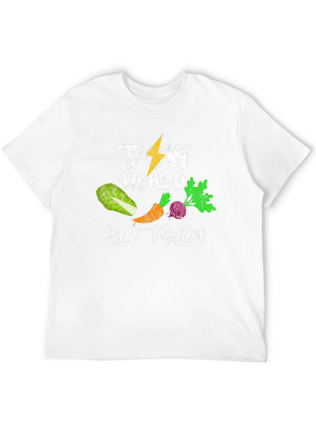 Powered By Veggies T-Shirt - Vegan Apparel