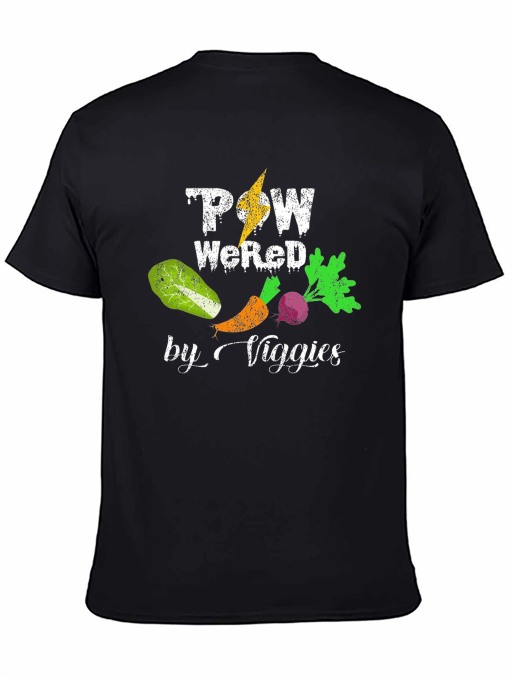 Powered By Veggies T-Shirt - Vegan Apparel