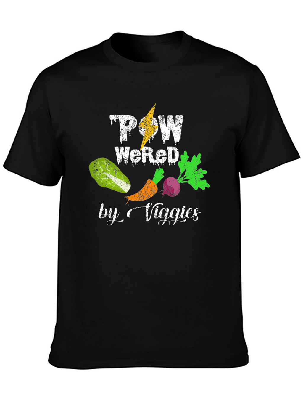 Powered By Veggies T-Shirt - Vegan Apparel
