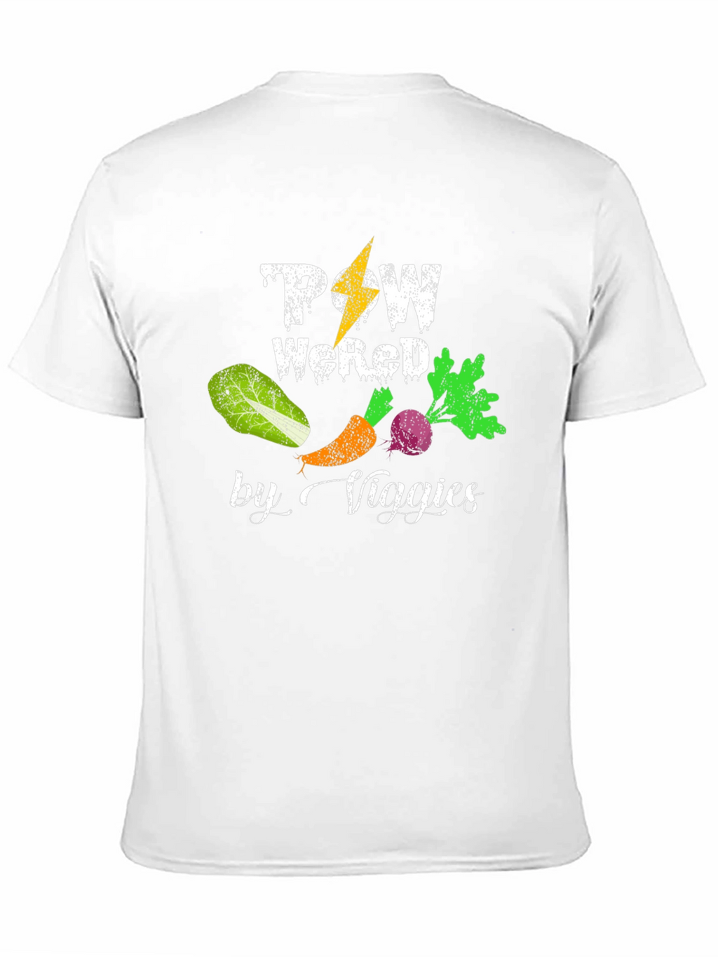 Powered By Veggies T-Shirt - Vegan Apparel
