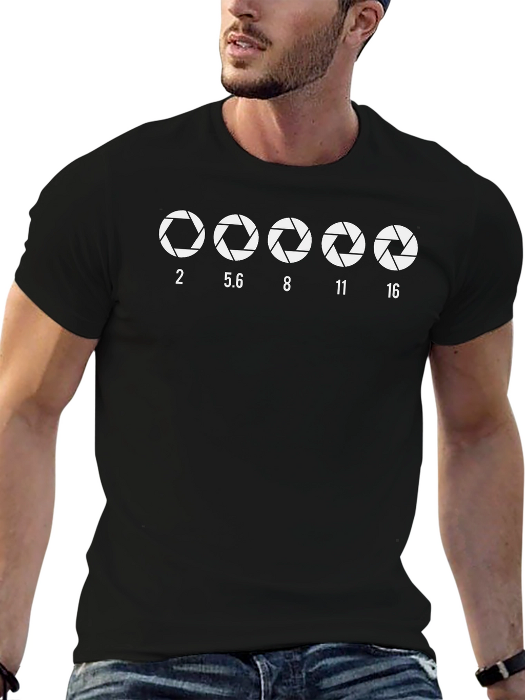 Aperture Photography T-Shirt - Black