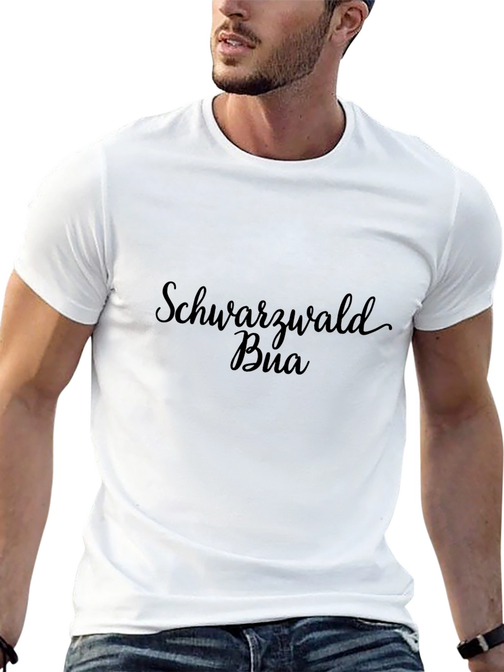 Schwarzwald Bua Black Graphic Tee