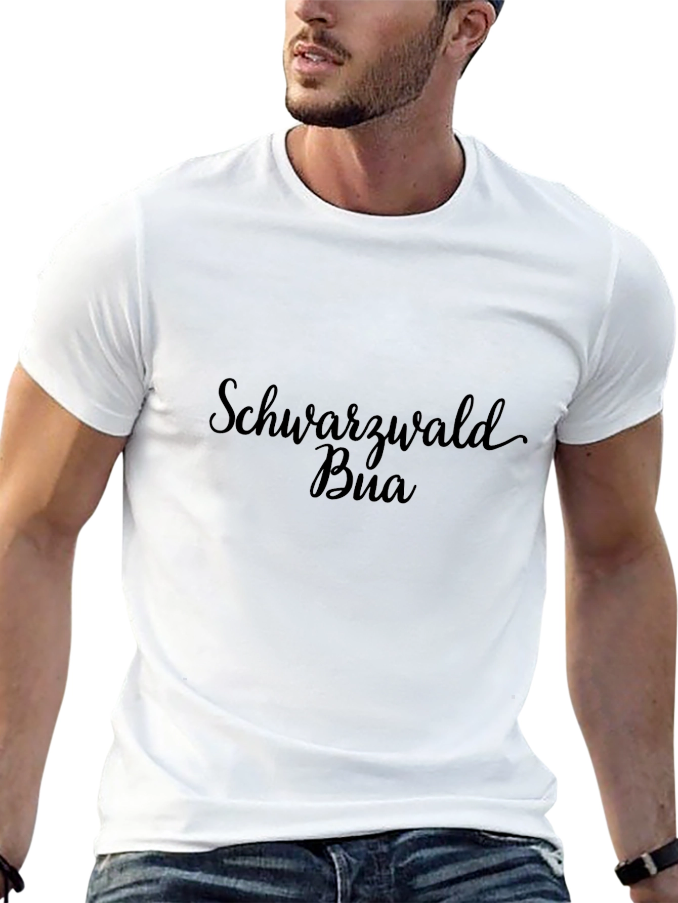 Schwarzwald Bua Black Graphic Tee