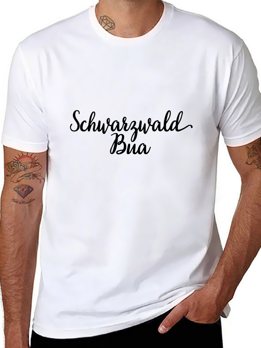 Schwarzwald Bua Black Graphic Tee