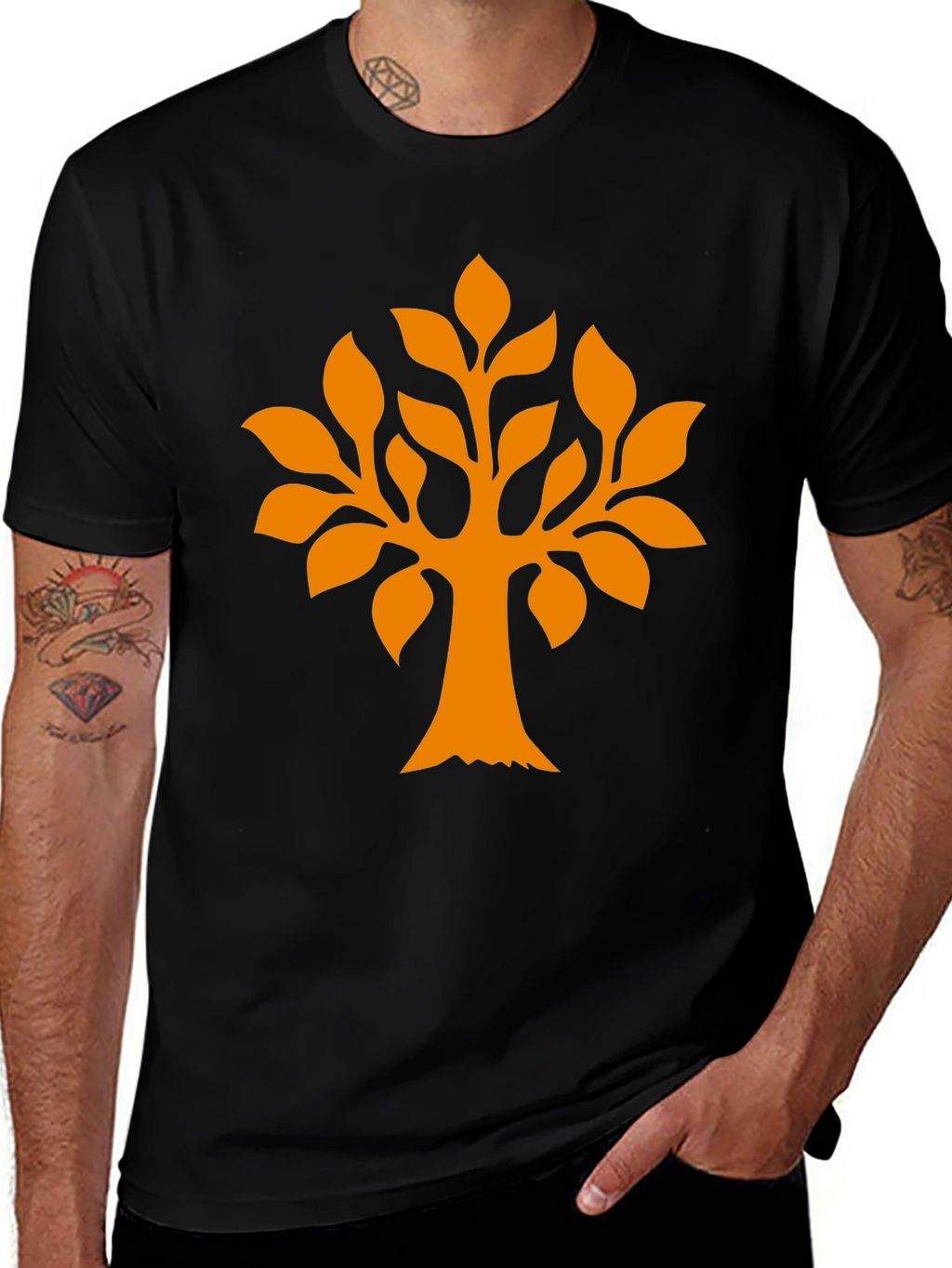 Nature Tree Graphic Print T-Shirt