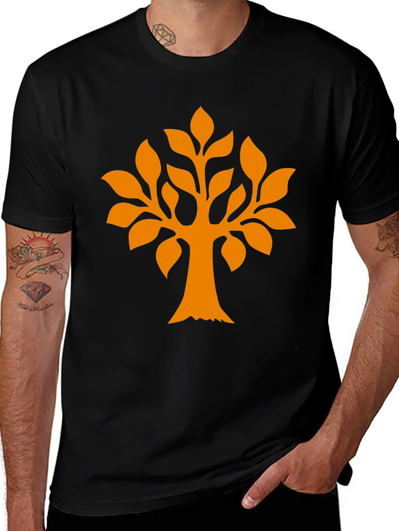 Nature Tree Graphic Print T-Shirt