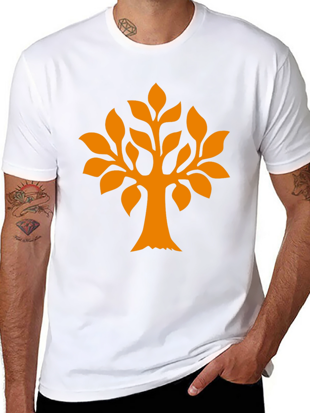 Nature Tree Graphic Print T-Shirt