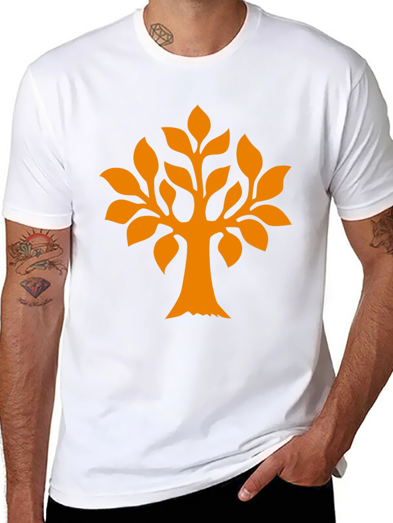Nature Tree Graphic Print T-Shirt