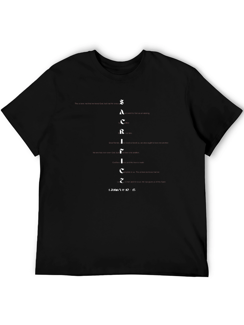 Sacrifice Black Christian T-Shirt