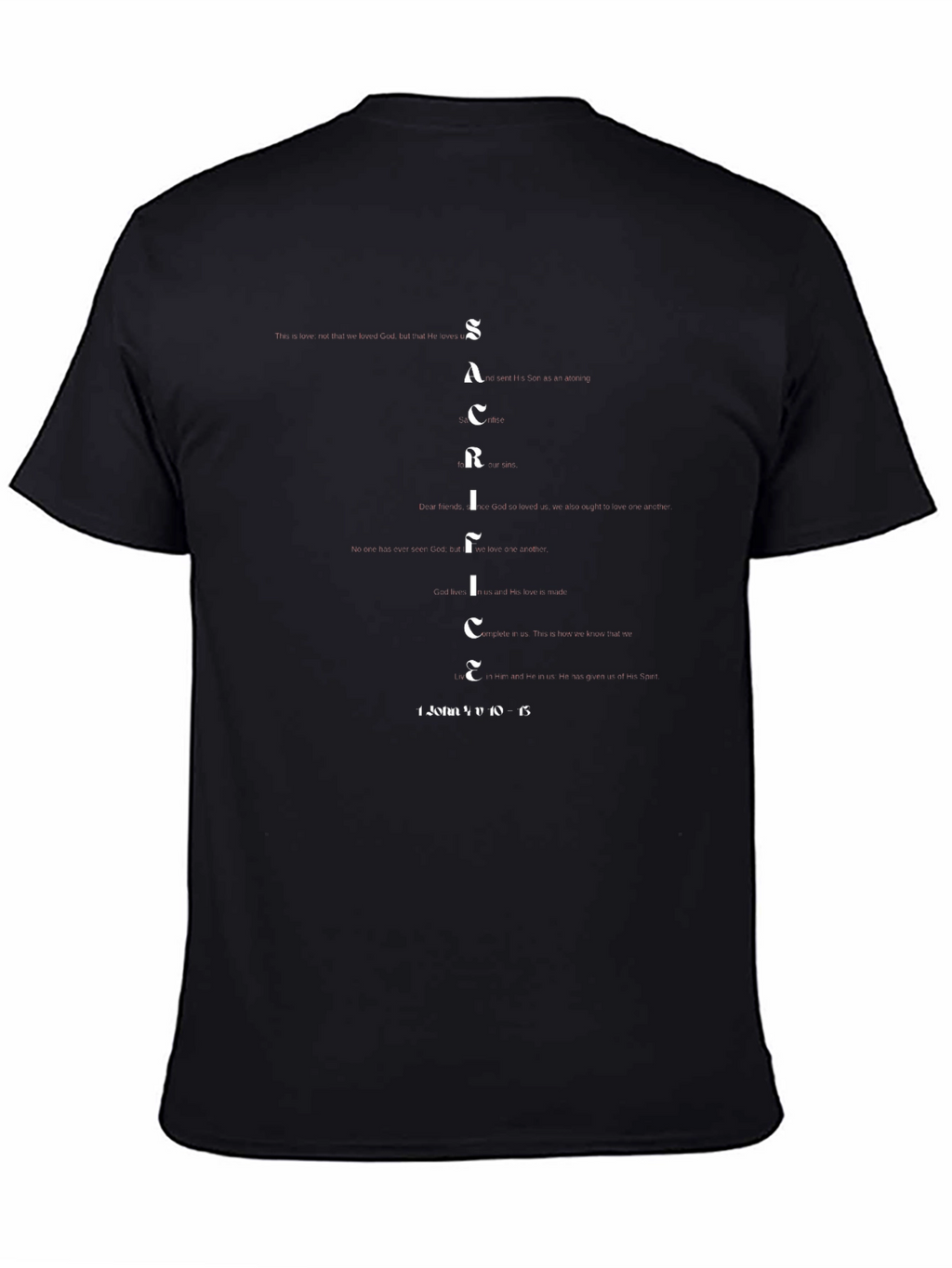 Sacrifice Black Christian T-Shirt