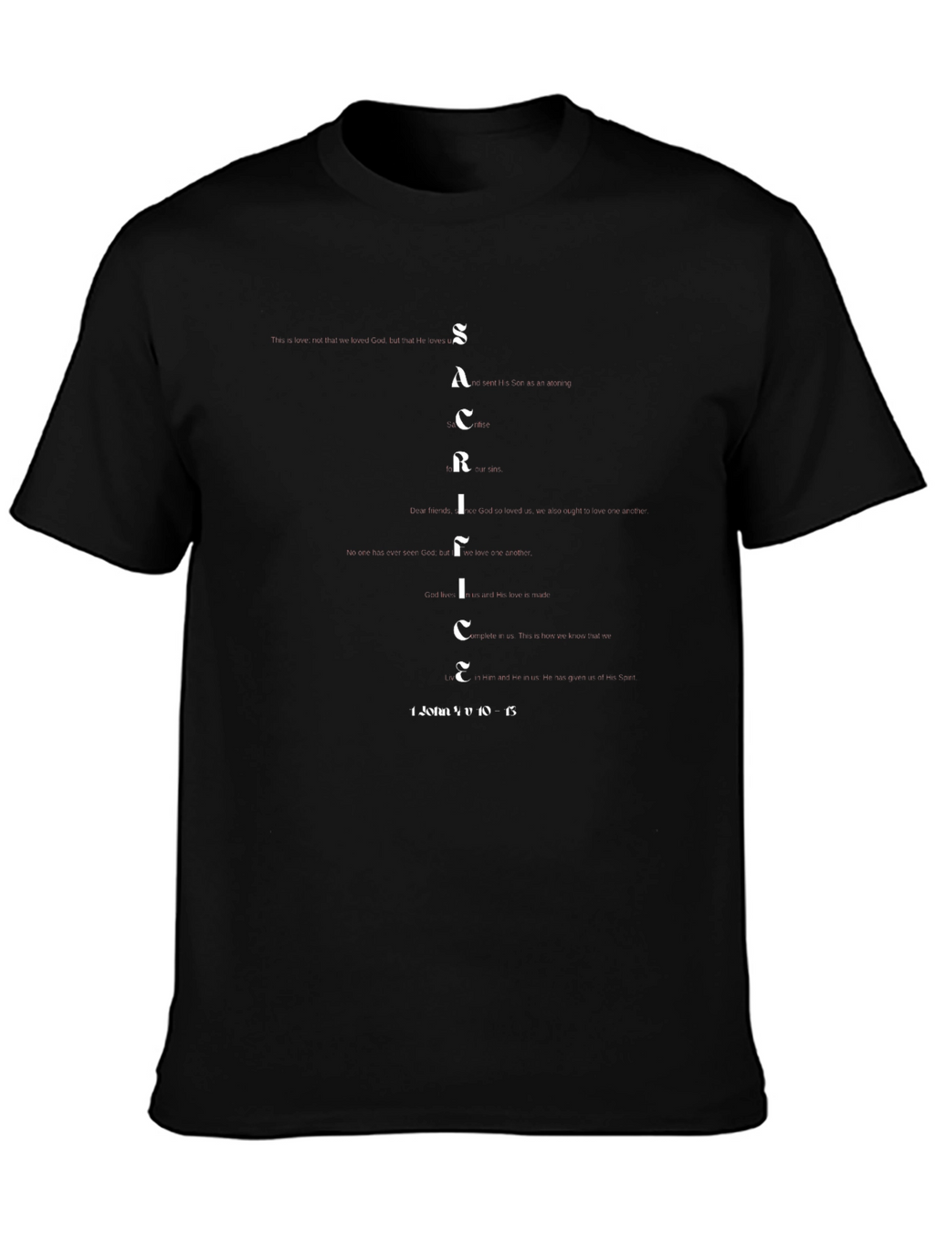 Sacrifice Black Christian T-Shirt