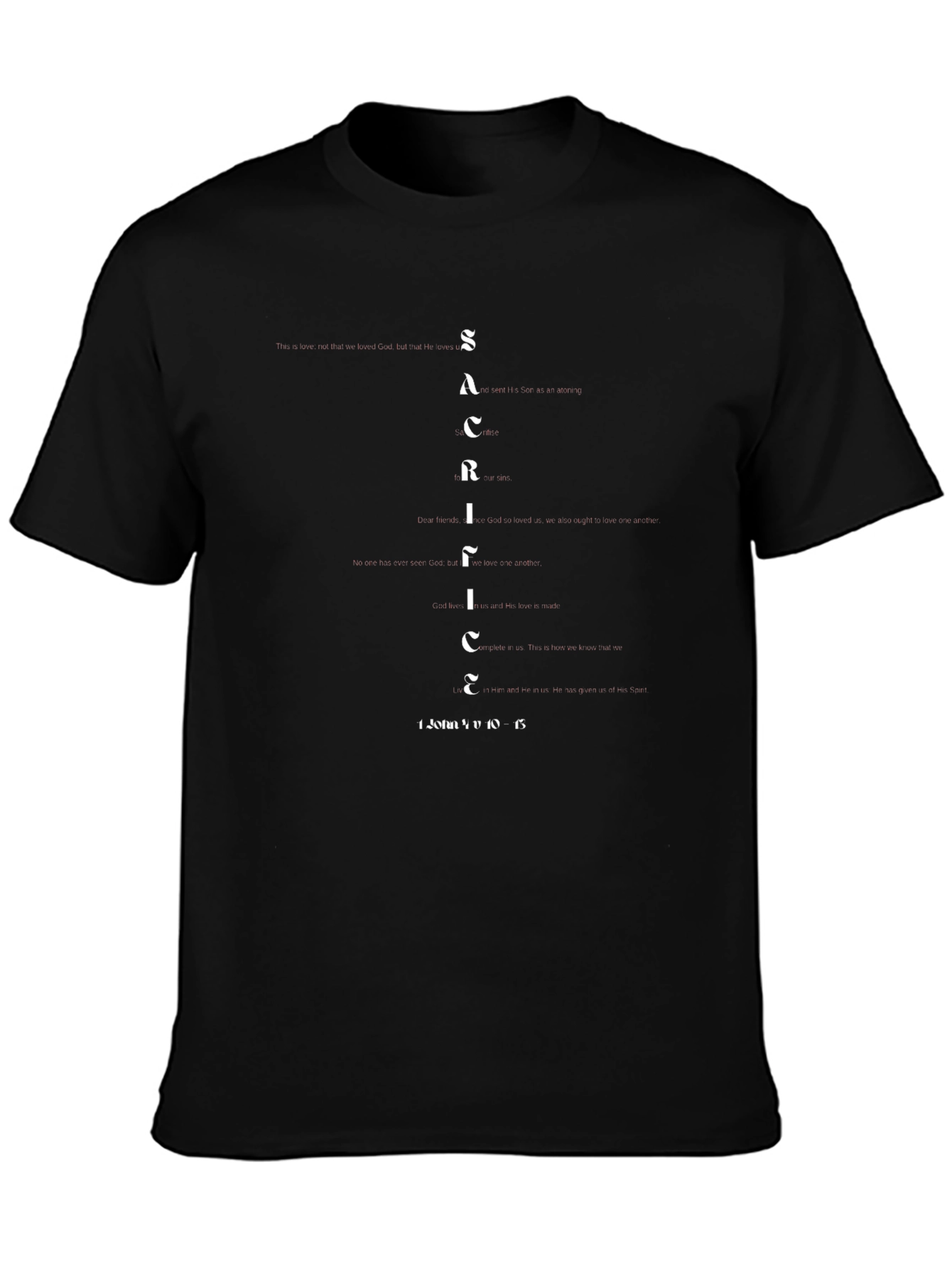 Sacrifice Black Christian T-Shirt