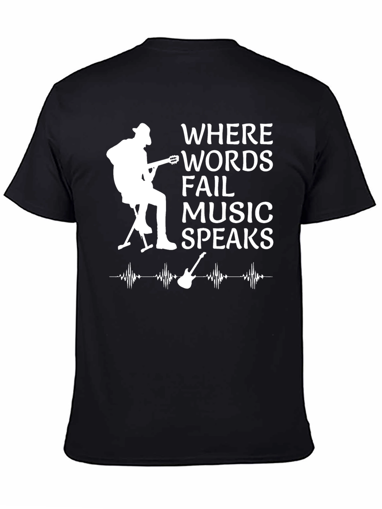 Where Words Fail Music Speaks T-Shirt