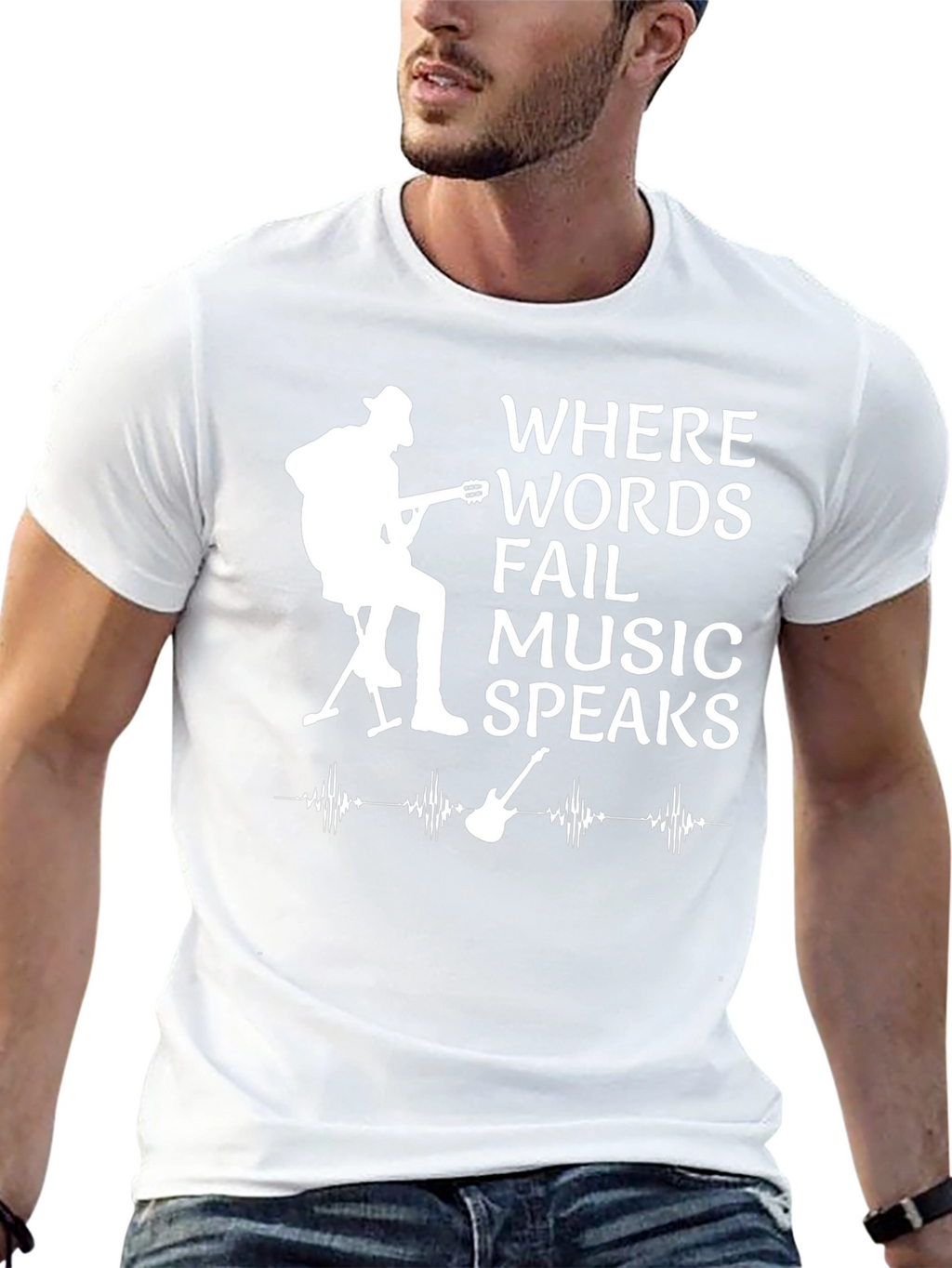 Where Words Fail Music Speaks T-Shirt
