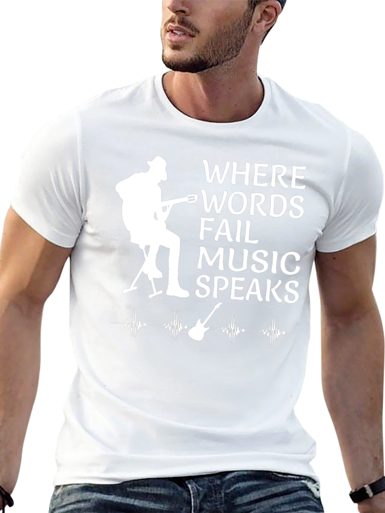 Where Words Fail Music Speaks T-Shirt