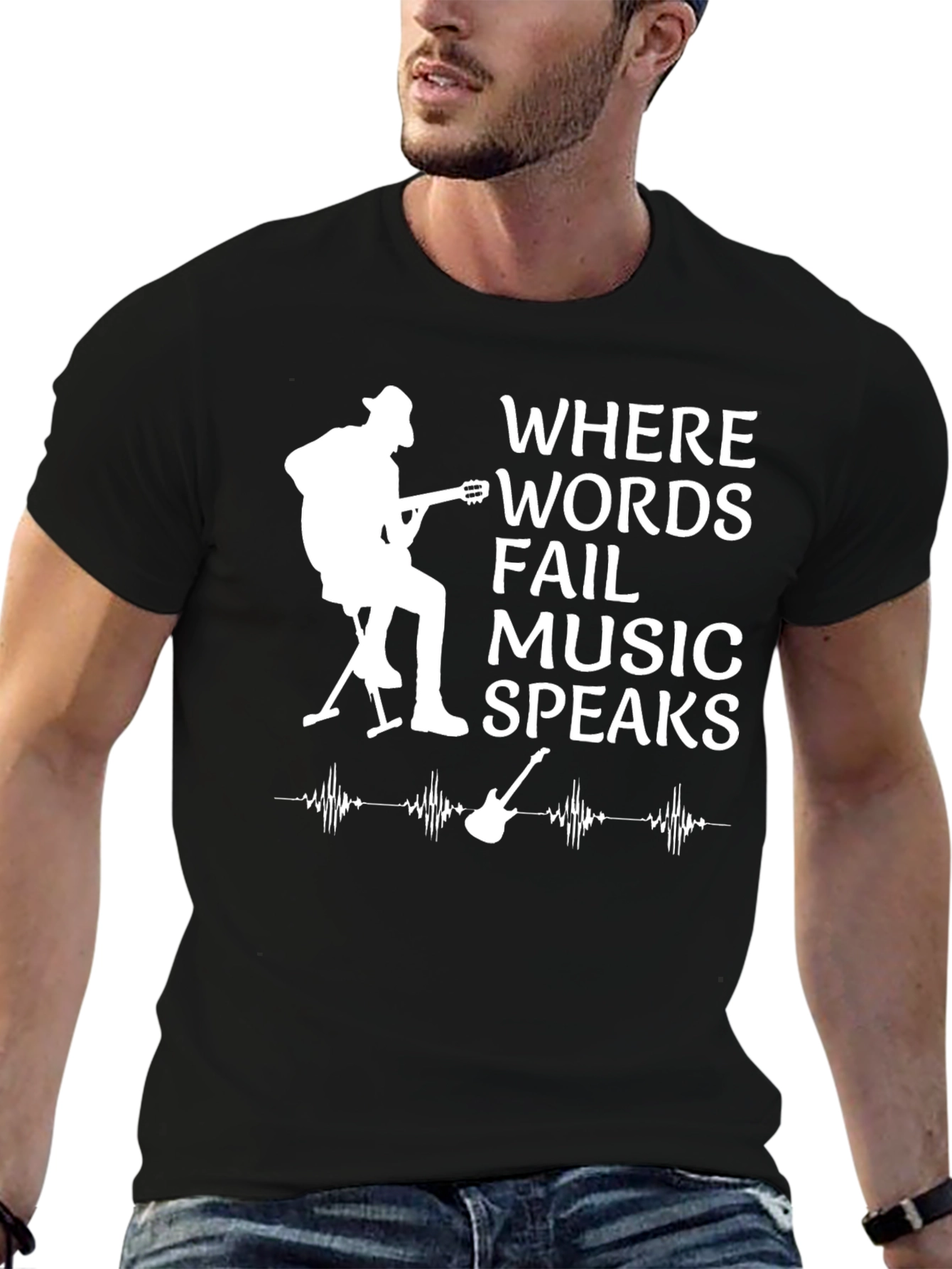 Where Words Fail Music Speaks T-Shirt