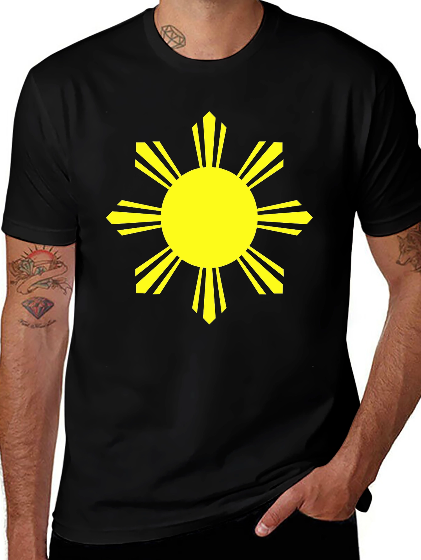 Filipino Pride Sun Graphic T-Shirt