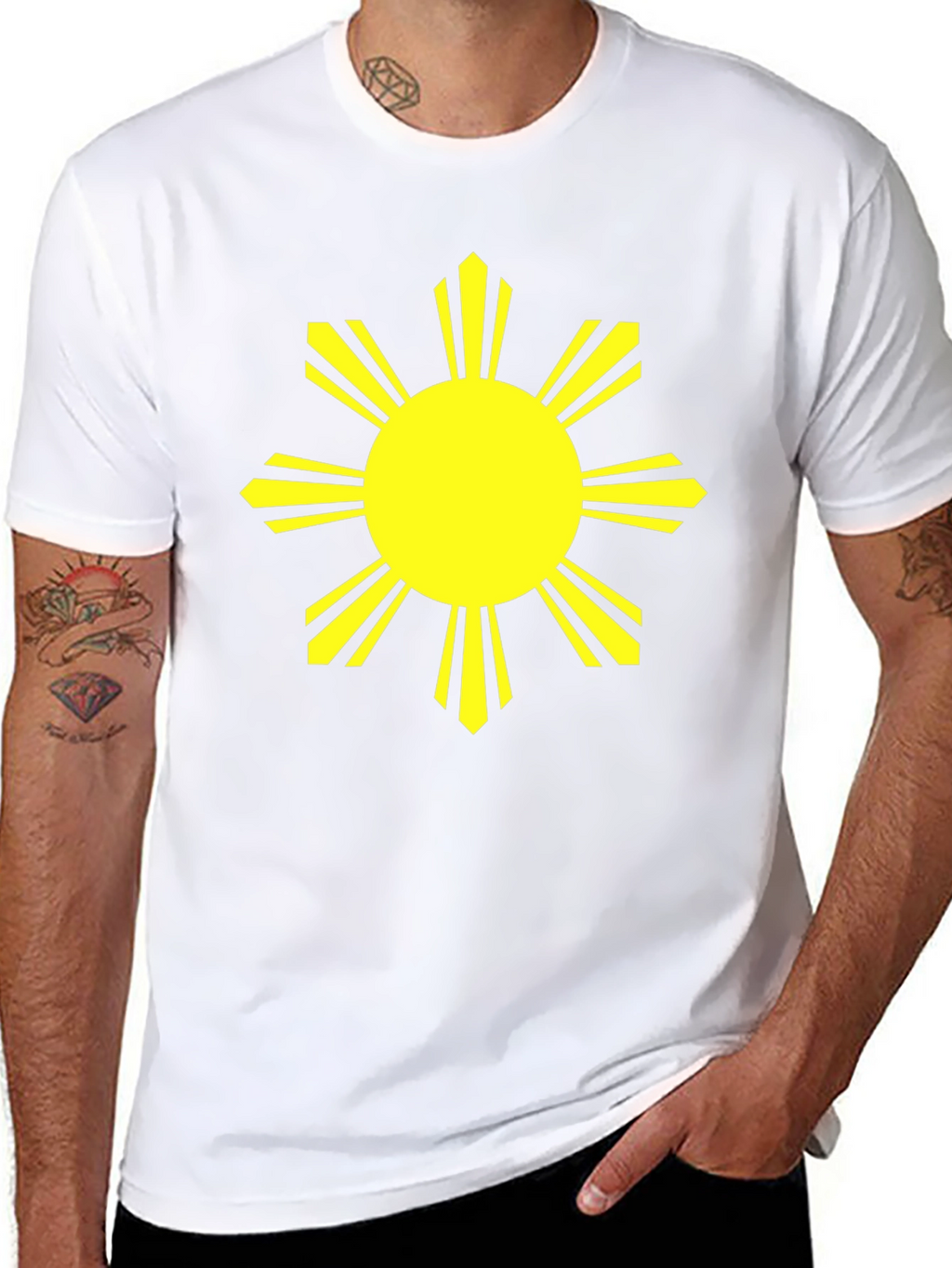 Filipino Pride Sun Graphic T-Shirt