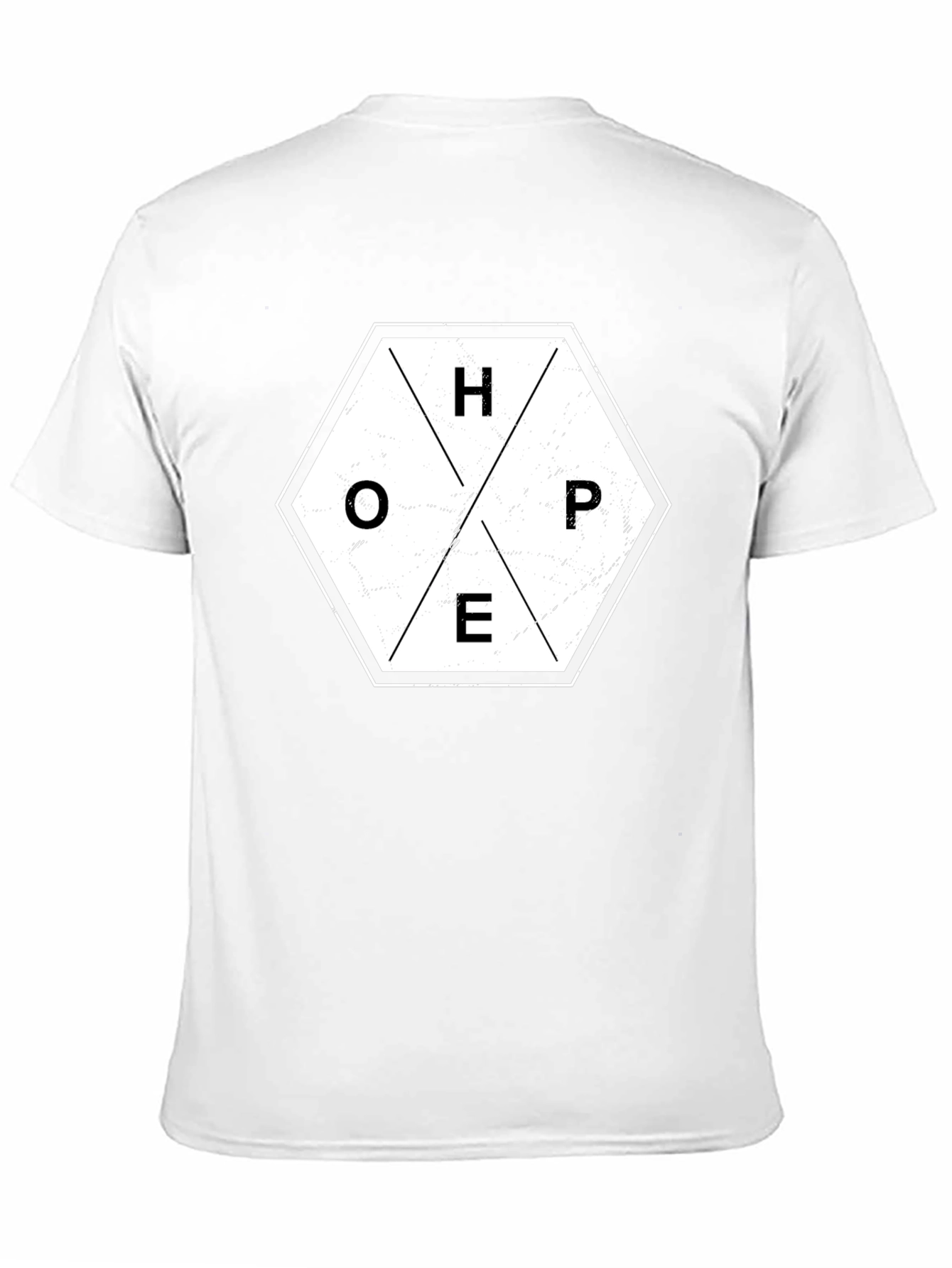 HOPE Graphic Tee - Black Hexagon T-Shirt