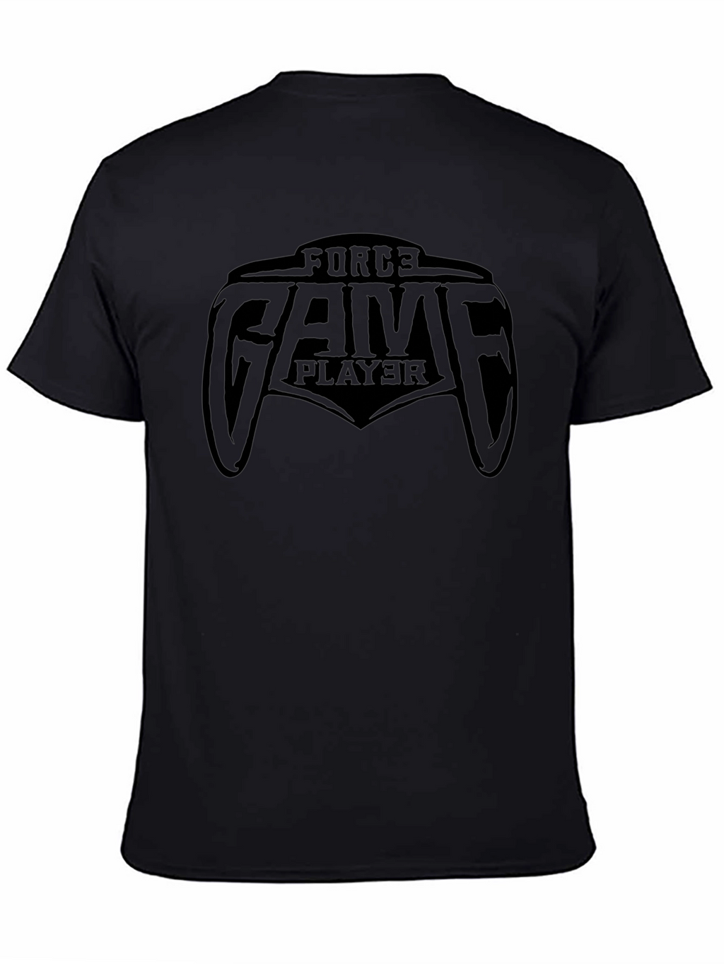 Force Game Player Black T-Shirt