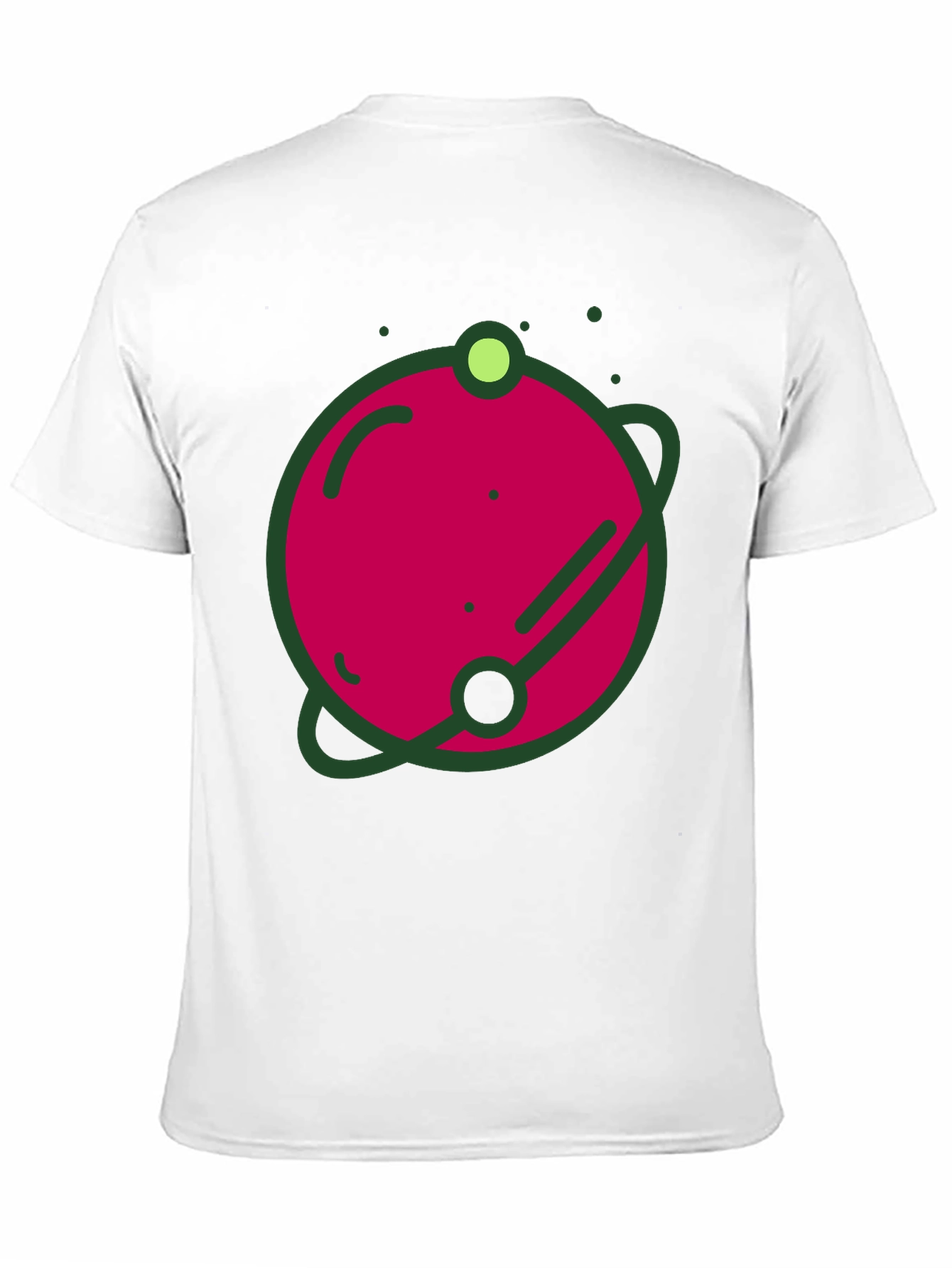 Planet Graphic Black T-Shirt - Stylish Casual Wear