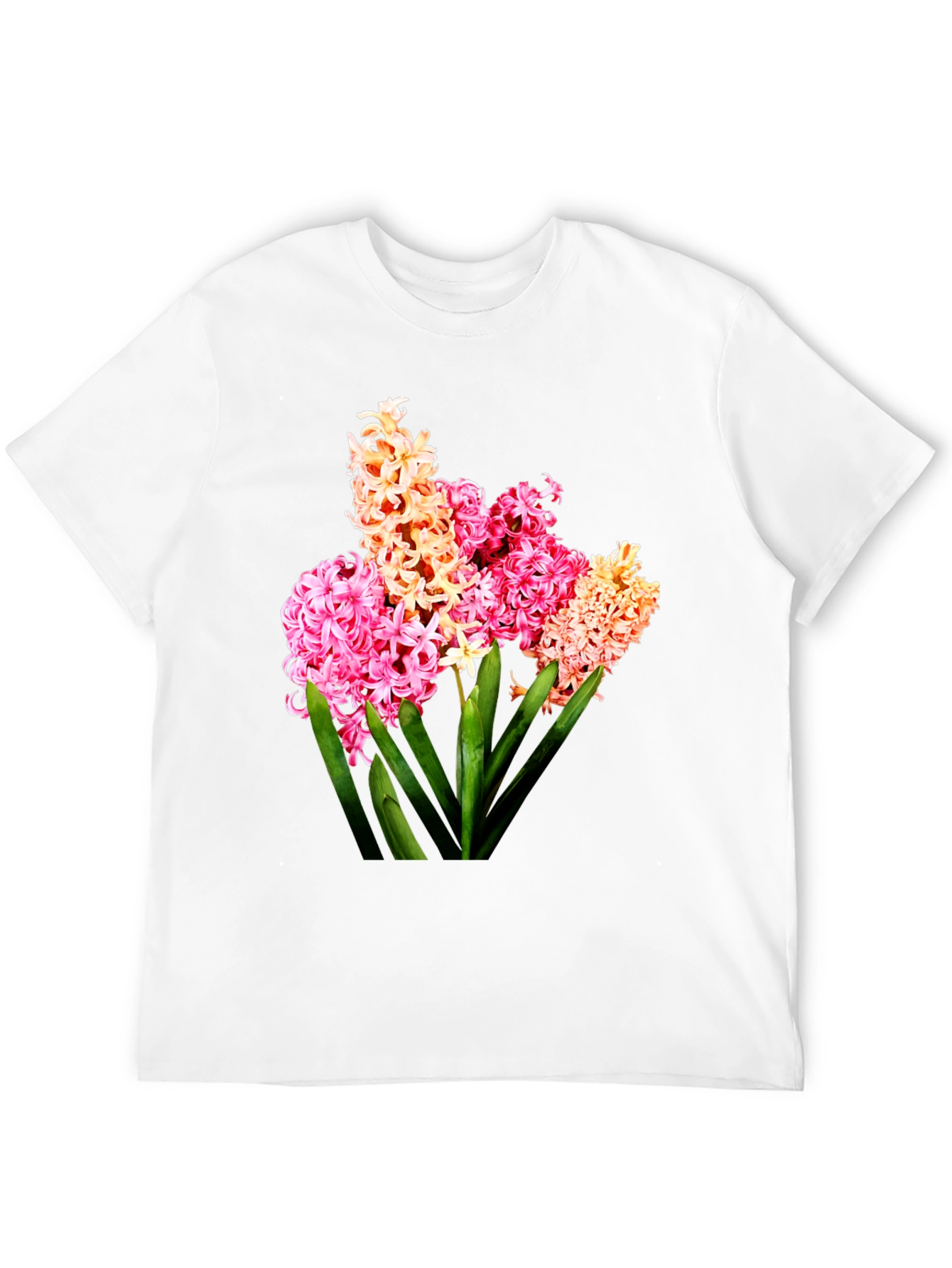Floral Print Black T-Shirt