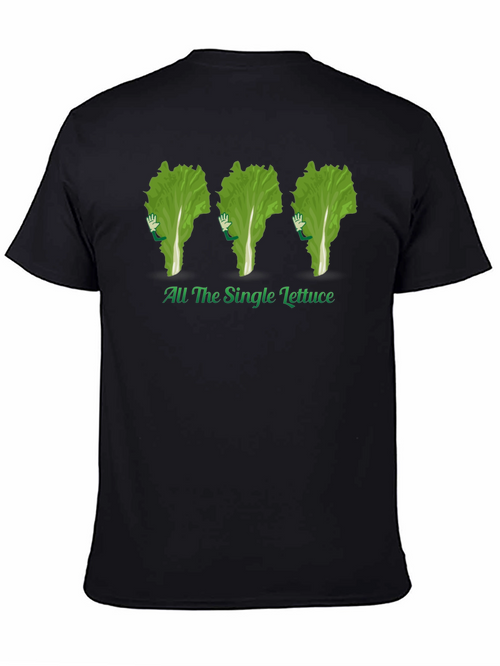 All The Single Lettuce T-Shirt - Black