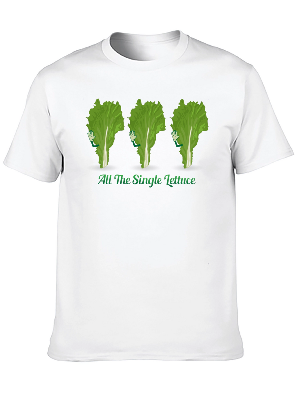 All The Single Lettuce T-Shirt - Black