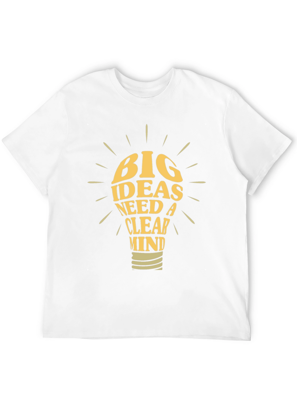 Big Ideas T-Shirt: Clear Mind Graphic Tee