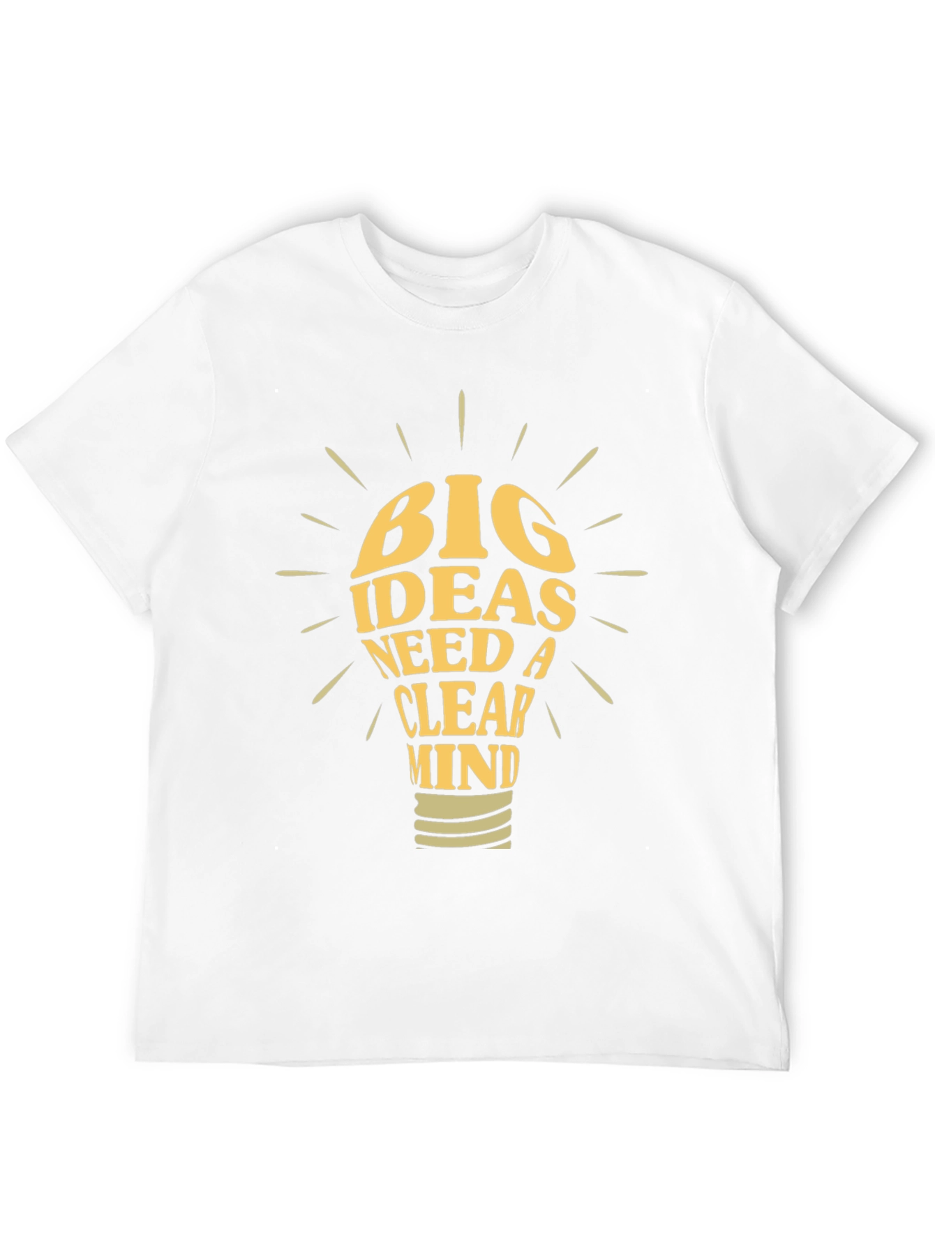 Big Ideas T-Shirt: Clear Mind Graphic Tee