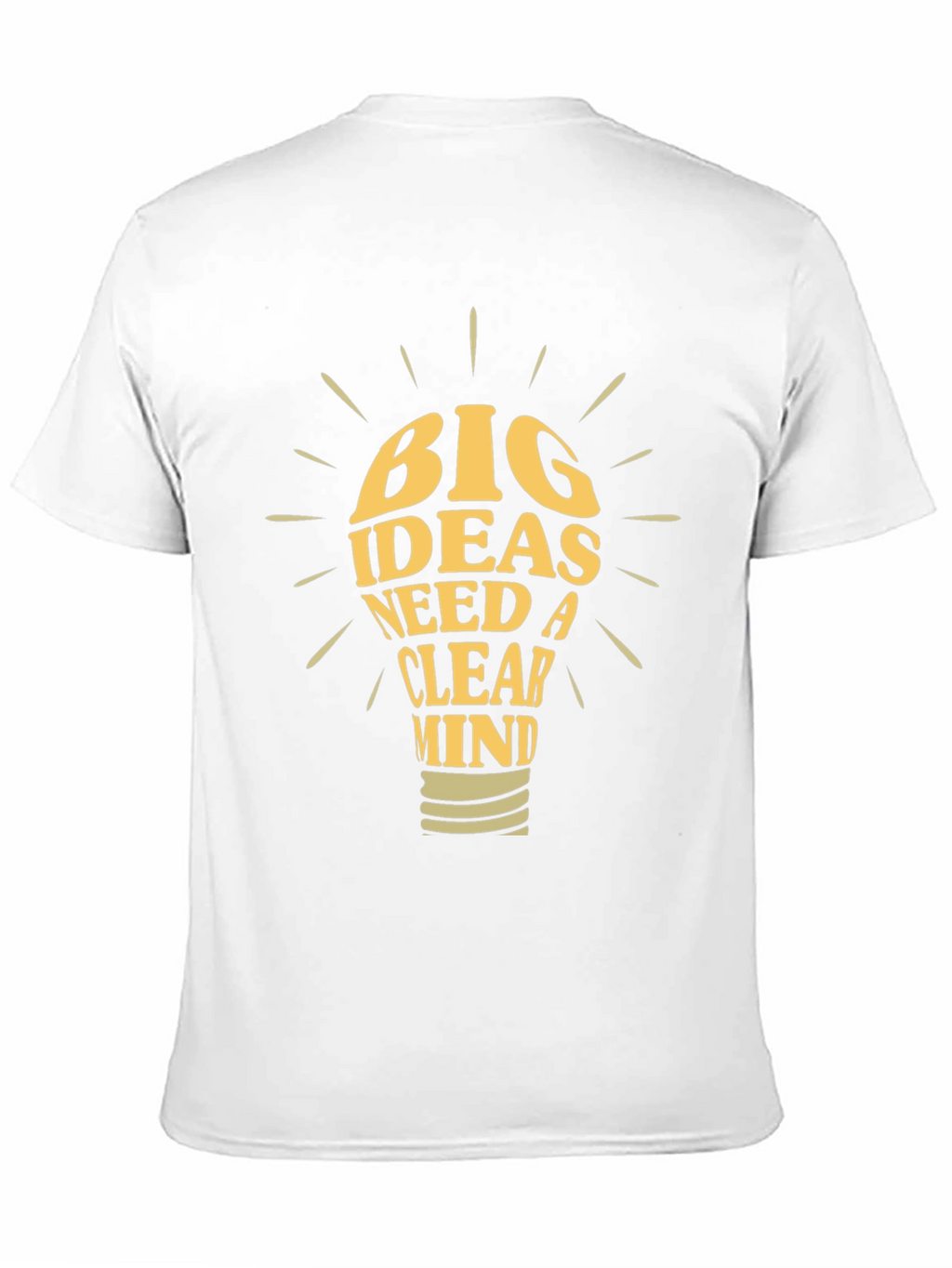 Big Ideas T-Shirt: Clear Mind Graphic Tee