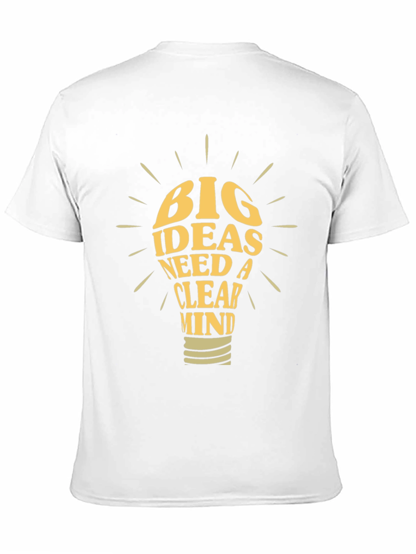 Big Ideas T-Shirt: Clear Mind Graphic Tee