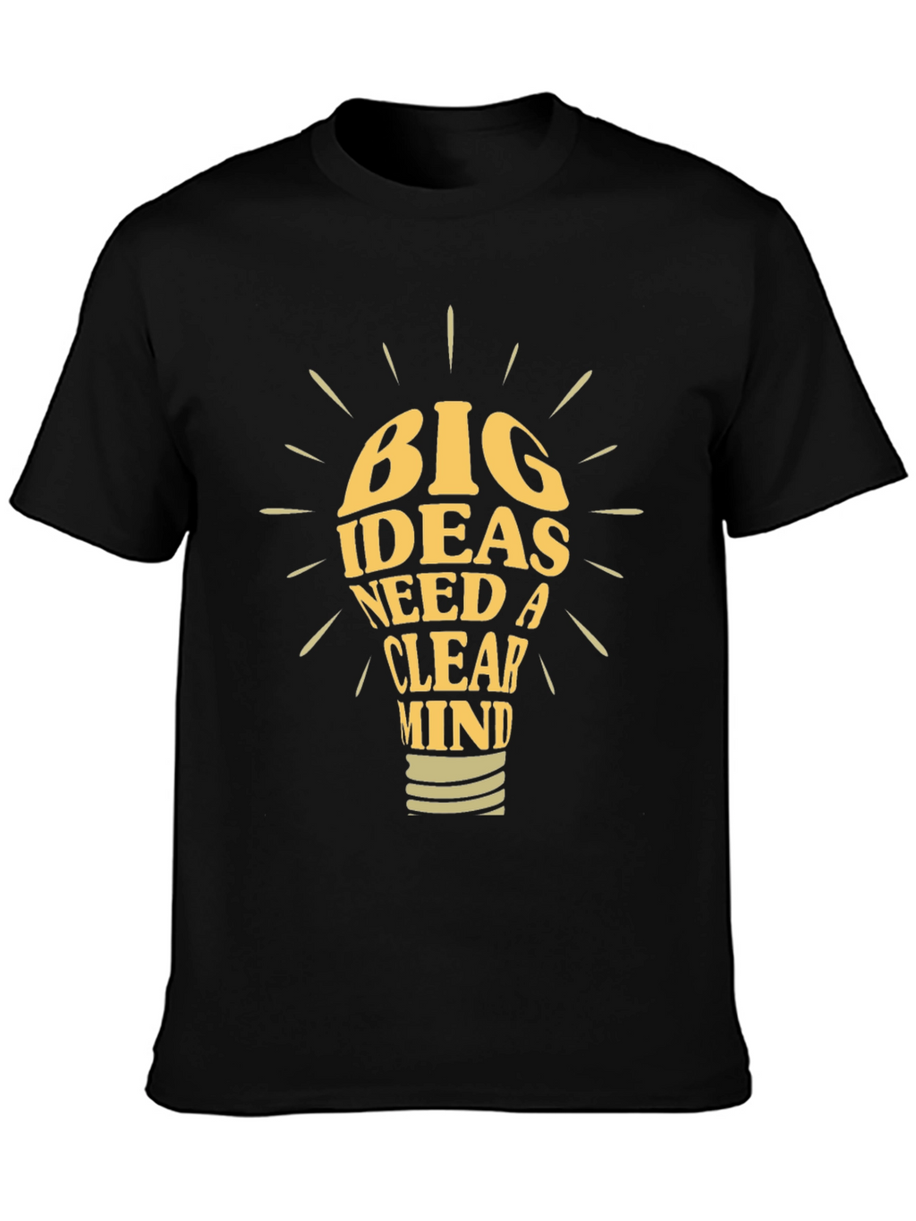 Big Ideas T-Shirt: Clear Mind Graphic Tee